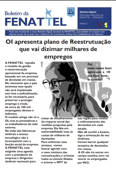 OI Apresenta plano de ReestrutuaÃ§Ã£o que vai dizimar milhares de empregos 